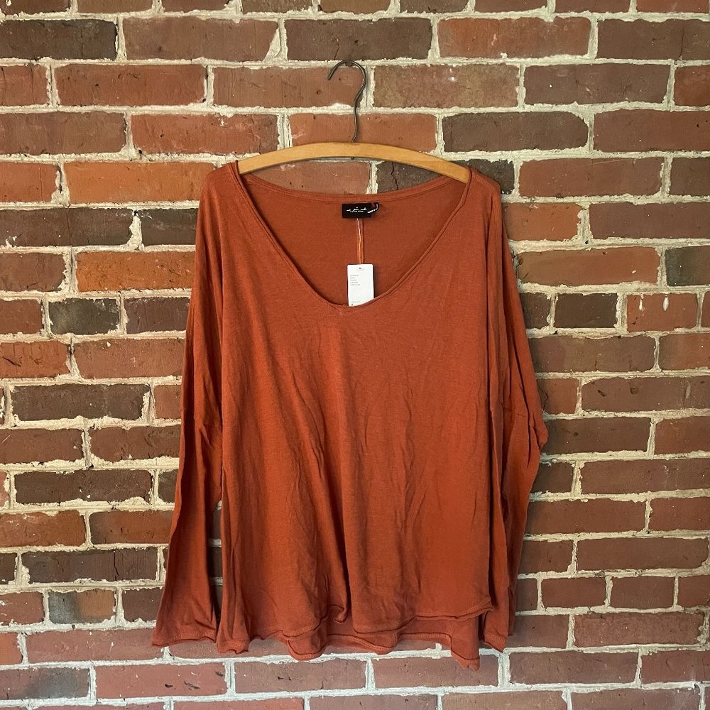 UO Out from Under His Favorite Oversized Tee in Rust, NWT, size Medium